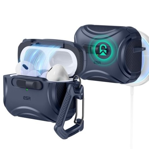 ESR CYBER FLICKLOCK HALOLOCK MAGSAFE APPLE AIRPODS PRO 1 / 2 BLUE ESR CYBER FLICKLOCK HALOLOCK MAGSAFE APPLE AIRPODS PRO 1 / 2 BLUE