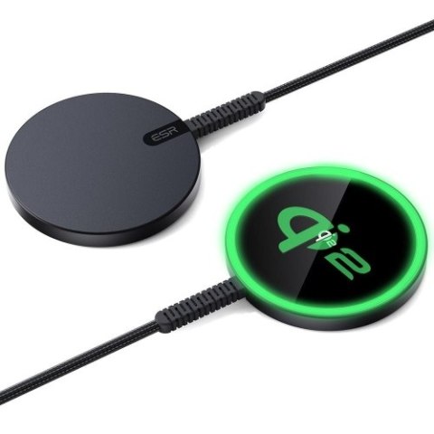 ESR HALOLOCK QI2 MINI MAGNETIC MAGSAFE WIRELESS CHARGER 15W BLACK ESR HALOLOCK QI2 MINI MAGNETIC MAGSAFE WIRELESS CHARGER 15W BLACK