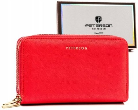 Elegancki portfel damski ze skóry ekologicznej - Peterson Elegancki portfel damski ze skóry ekologicznej - Peterson