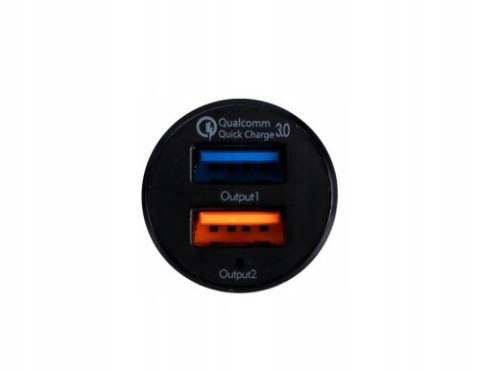 MiLi - Ładowarka samochodowa Qualcomm Quick Charge 3.0 - czarna MiLi - Ładowarka samochodowa Qualcomm Quick Charge 3.0 - czarna