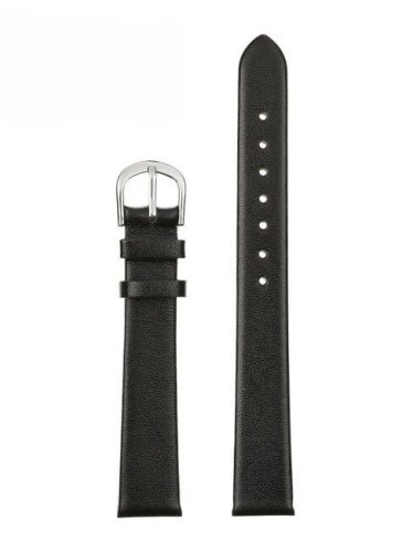 Pasek skórzany do zegarka W36L - czarny - 18mm Pasek skórzany do zegarka W36L - czarny - 18mm