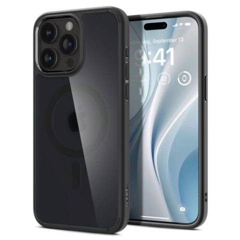 SPIGEN ULTRA HYBRID MAG MAGSAFE IPHONE 15 PRO MAX FROST BLACK SPIGEN ULTRA HYBRID MAG MAGSAFE IPHONE 15 PRO MAX FROST BLACK