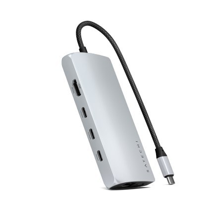 Satechi USB-C Multiport Adapter 8K - adapter USB-C (USB-C, HDMI, 3x USB 3.2 Gen 2 10Gbps, 1x USB 3.2 Gen 1 5Gbps, czytnik kart S Satechi USB-C Multiport Adapter 8K - adapter USB-C (USB-C, HDMI, 3x USB 3.2 Gen 2 10Gbps, 1x USB 3.2 Gen 1 5Gbps, czytnik kart S
