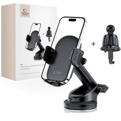TECH-PROTECT V7 UNIVERSAL DASHBOARD & VENT CAR MOUNT BLACK TECH-PROTECT V7 UNIVERSAL DASHBOARD & VENT CAR MOUNT BLACK