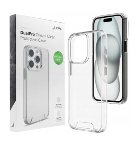 WYP Etui JCPAL DualPro Case Clear do Apple iPhone 15 Plus WYP Etui JCPAL DualPro Case Clear do Apple iPhone 15 Plus