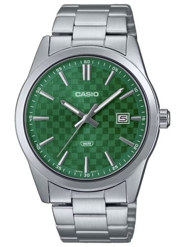 ZEGAREK MĘSKI CASIO MTP-VD03D-3A1 Green + BOX ZEGAREK MĘSKI CASIO MTP-VD03D-3A1 Green + BOX